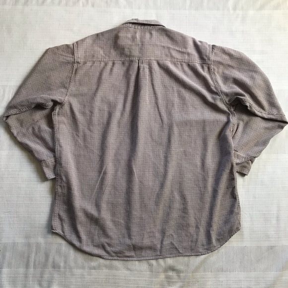 VTG JAB Studio Men’s XXL 100% Cotton Houndstooth Button Up Shirt - Picture 2 of 8